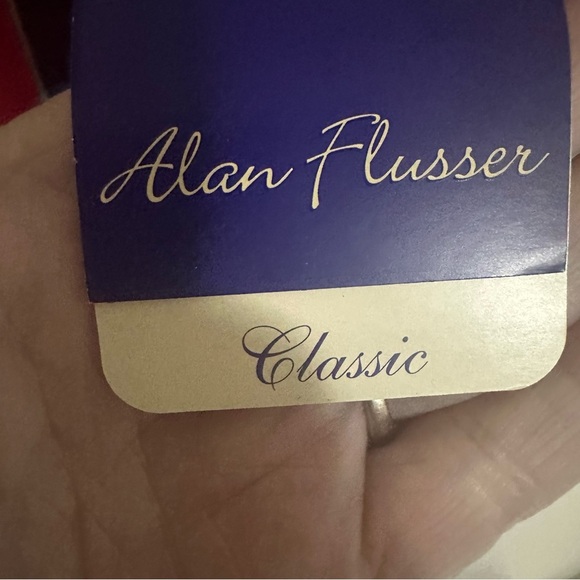 Alan Flusser Red and Blue Casual Button Down Shirt - Picture 3 of 3